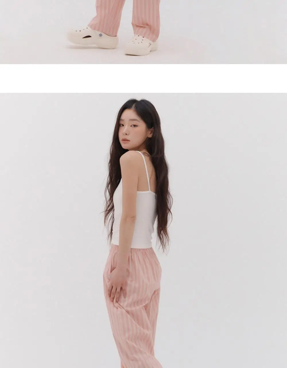 [곽민경 PICK] 오프아워 타이드리듬 글로시피치 긴바지 (M / L / XL) 상세페이지 9